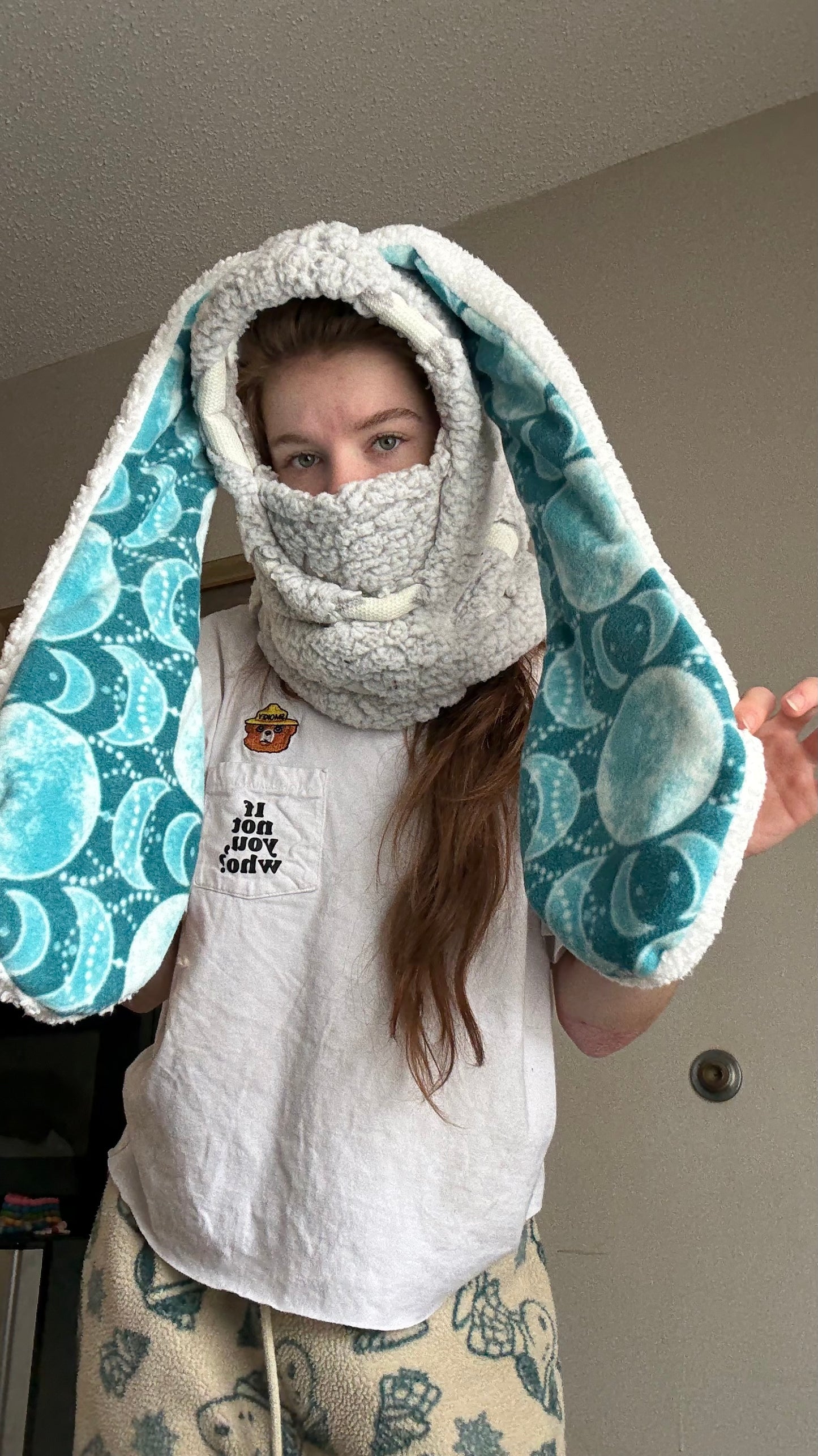 glow in dark galaxy moon bunny