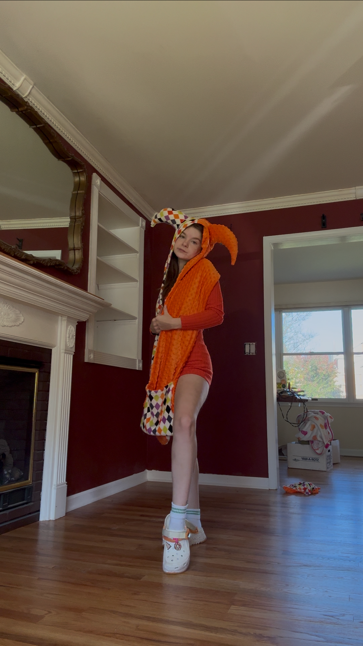 Jester Oversized Hooded Scarf w/ Pockets