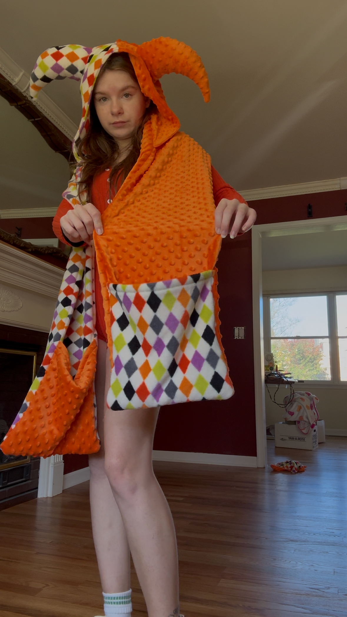Jester Oversized Hooded Scarf w/ Pockets